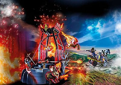 Playmobil Novelmore Ορυχείο Λάβας Του Μπέρναμ 70390