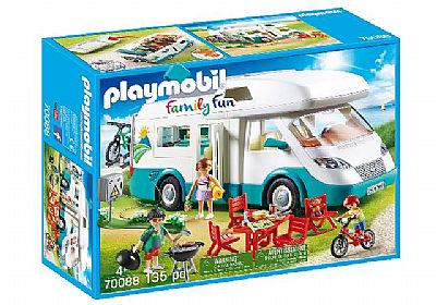 Playmobil Αυτοκινούμενο Οικογενειακό Τροχόσπιτο 70088
