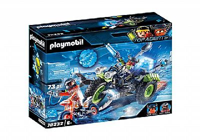Playmobil Top Agents V Κατασκοπευτικό Όχημα Πάγου Των Arctic Rebels 70232