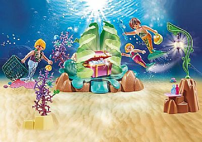 Playmobil Magic Γοργόνες Στην Υποβρύχια Σάλα Τους 70368