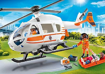 Playmobil Ελικόπτερο Διάσωσης 70048