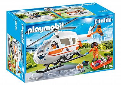 Playmobil Ελικόπτερο Διάσωσης 70048