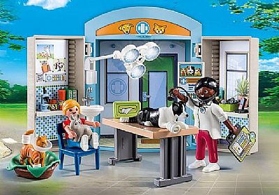 Playmobil Play Box Κτηνιατρείο 70309