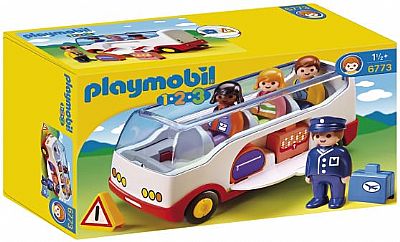 Playmobil 6773 1.2.3 Airport Shuttle Bus - πουλμαν 6773