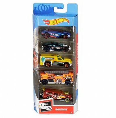 Mattel Hot Wheels Αυτοκινητάκια 1:64 Σετ Των 5 1806