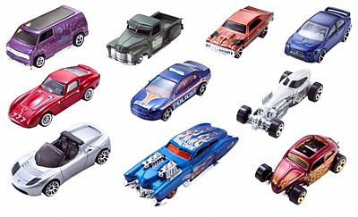 Mattel Αυτοκινητάκια Hot Wheels Σετ Των 10 54886