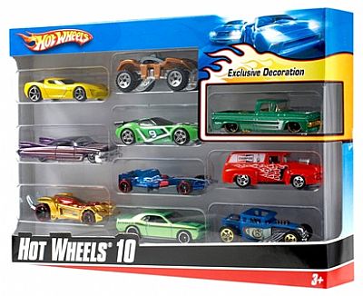 Mattel Αυτοκινητάκια Hot Wheels Σετ Των 10 54886