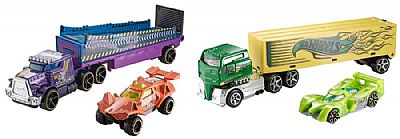 Hot Wheels Σούπερ Νταλίκα Transporter Truck Rumble Road Bdw51