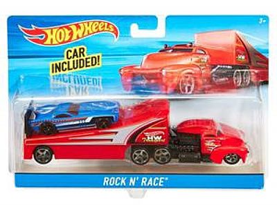 Hot Wheels Σούπερ Νταλίκα Transporter Truck Rumble Road Bdw51