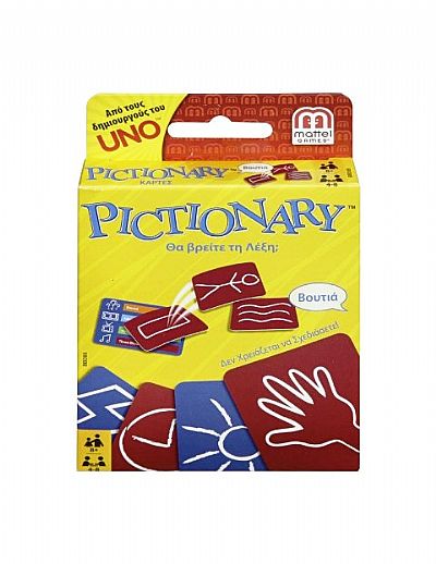 Mattel Επιτραπέζιο Pictionary Κάρτες Gxx05