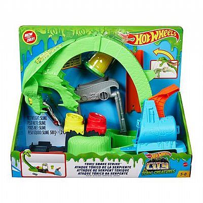 Mattel Hot Wheels City - Πίστα Φίδι Με Slime GTT93