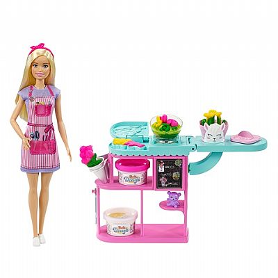 Mattel Barbie Florist Doll Playset Ανθοπωλείο Gtn58
