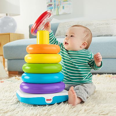 Fisher Price Giant Rock-A-Stack Μεγάλη Πυραμίδα Gjw15