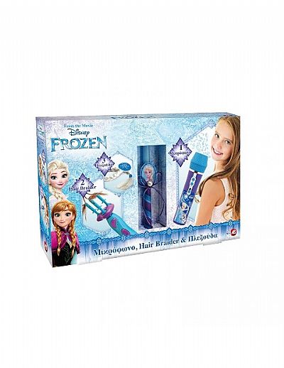 As Company Λαμπάδα Frozen Μικρόφωνο, Πλεξούδα, Hair Braider 1500-15636
