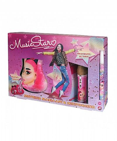 As Company Λαμπάδα Music Star Με Μουσικό Μαξιλάρι, Μικρόφωνο Και Αξεσουάρ 15707