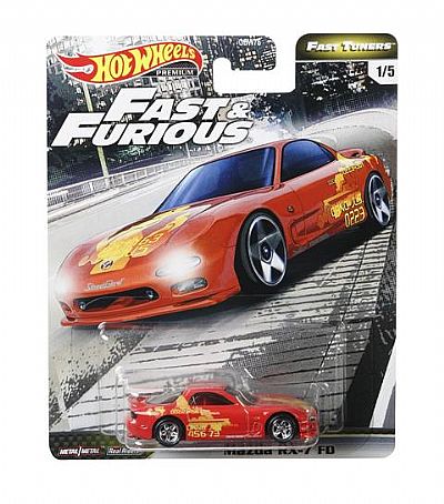 Mattel Fast Furious Hot Wheels Premium Car Model Διάφορα Σχέδια) GBW75