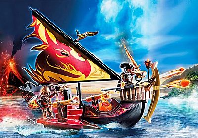 Playmobil Novelmore Πλοίο Της Φωτιάς Του Burnham 70641