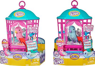 Giochi Preziosi Little Live Pets Κλουβί Με Πουλάκι Cocoritos-2 Σχέδια Lpb08000