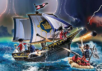 Playmobil Pirates Πλοιάριο Λιμενοφυλάκων 70412