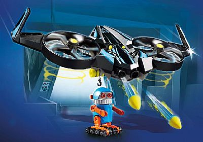 Playmobil The Movie Ο Ρομπότιτρον με το Drone του 70071