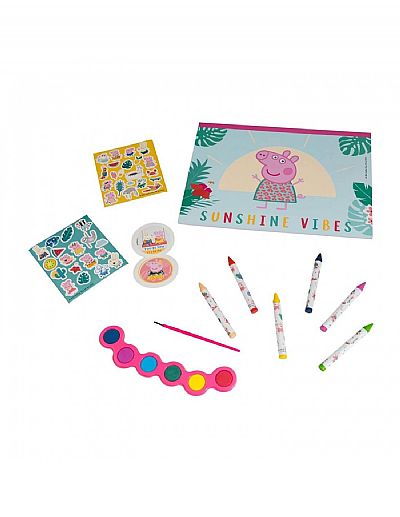 As Company Σετ Ζωγραφικής Διάφανη Τσάντα Peppa Pig 68002