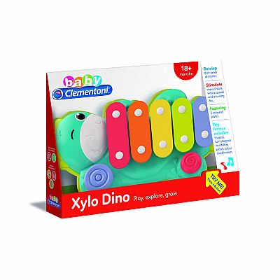 Clementoni Βρεφικό Παιχνίδι Μουσικό Ξυλόφωνο Δεινοσαυράκια 17263