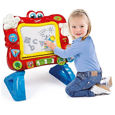 Clementoni Βρεφικό Παιχνίδι Πόπη Το Πινακάκι (Μιλάει Ελληνικά) 63198
