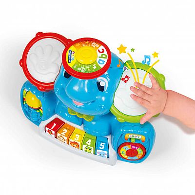 Clementoni Βρεφικό Παιχνίδι Ελεφαντούλης Μαεστρούλης (Μιλάει Ελληνικά) 63518