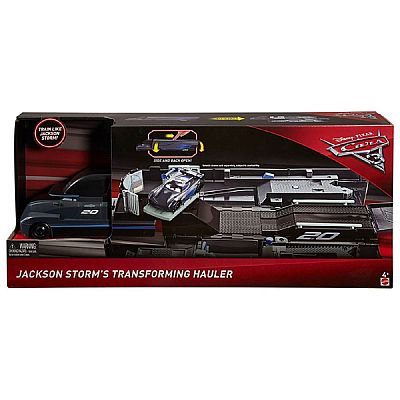 Mattel Disney Pixar Cars 3 Νταλίκα Jackson Storm Που Ανοίγει FCW00