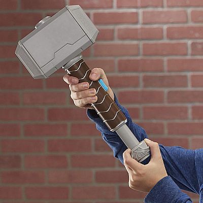 Hasbro Nerf Power Moves Marvel Avengers Thor Hammer Strike Σφυρί Του Θωρ Ε7379