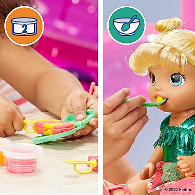 Hasbro Baby Alive Sunshine Snacks Blond Hair Ξανθά Μαλλιά F1680