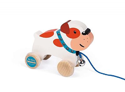 JANOD Το Συρόμενο Σκυλάκι Μου - Μπουλντόγκ J08216