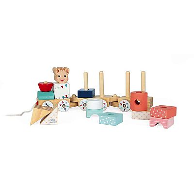 JANOD Sophie La Girafe - Ξύλινο Τρένο J09506