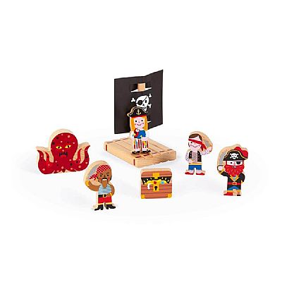 JANOD Ξύλινο Σετ - Πειρατές J08580
