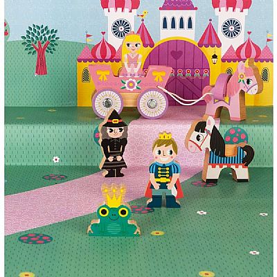 JANOD Ξύλινο Σετ - Πριγκίπισσα Με ʼμαξα J08586