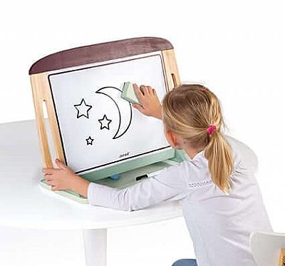 JANOD Φορητός Πίνακας 2 Σε 1 (Μαυροπίνακας Και Ασπροπίνακας) J09631