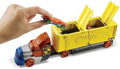  Mattel Hot Wheels Νέα Deluxe Νταλίκa Με Αυτοκινητάκι GCK39