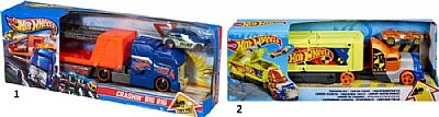  Mattel Hot Wheels Νέα Deluxe Νταλίκa Με Αυτοκινητάκι GCK39