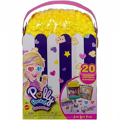 Mattel Polly Pocket - Σινεμά Ποπ Κορν Σετ GVC96 