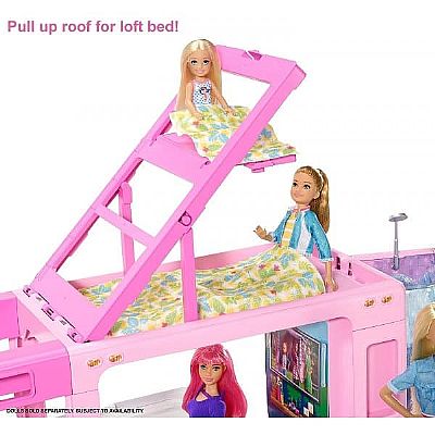 Mattel Barbie Τροχόσπιτο 3 Σε 1 GHL93