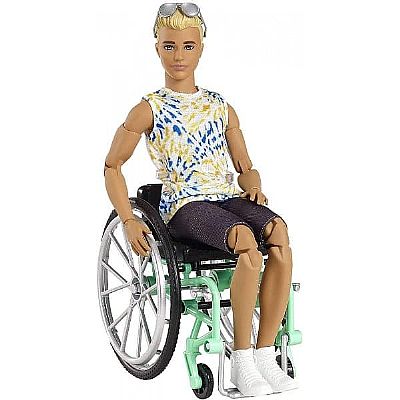 Mattel Κεν Fashionistas Me Αναπηρικό Αμαξίδιο GWX93