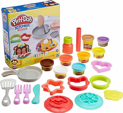 Hasbro Play-Doh Kitchen Creations: Flip 'n Pancakes Playset (F1279)