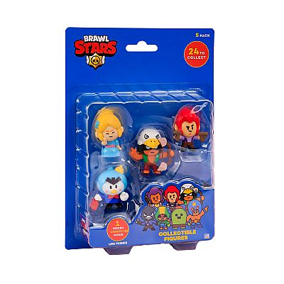 Brw2040 P.M.I. Brawl Stars Collectible Figures - 5 Pack -Inc