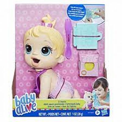 F2617 Hasbro Baby Alive: Lil Snacks Baby Blonde (F2617)