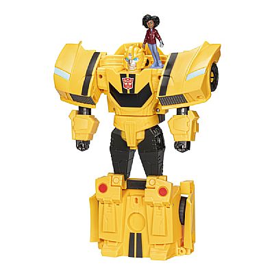 F7662 HASBRO TRANSFORMERS: EARTHSPARK SPIN CHANGER - BUMBLEBEE & MO MALTO