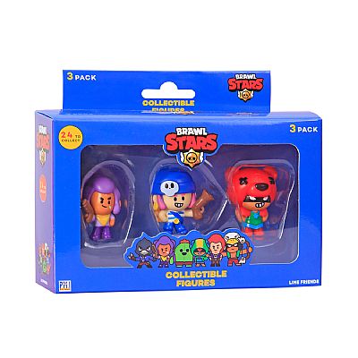 BRW2021 P.M.I. BRAWL STARS COLLECTIBLE FIGURES - 3 PACK
