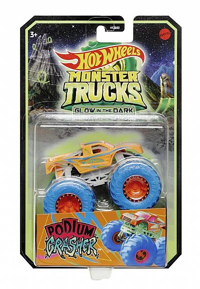 Mattel HCB50 HW MONSTER TRUCKS GLOW IN THE DARK