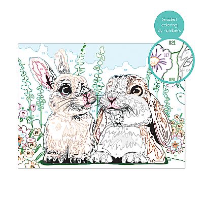 AS Company 41011 Paint & Frame Cute Bunnies