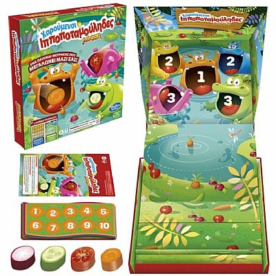 Hasbro Χαρούμενοι Ιπποποταμούληδες Junior - Επιτραπέζιο (Ελληνική Γλώσσα) (F6645)