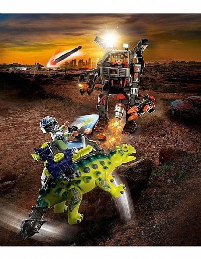 PM 70626 ΑΓΚΥΛΟΣΑΥΡΟΣ ΜΕ ΜΑΧΗΤΗ ΕΝΑΝΤΙΟΝ ΡΟΜΠΟΤ